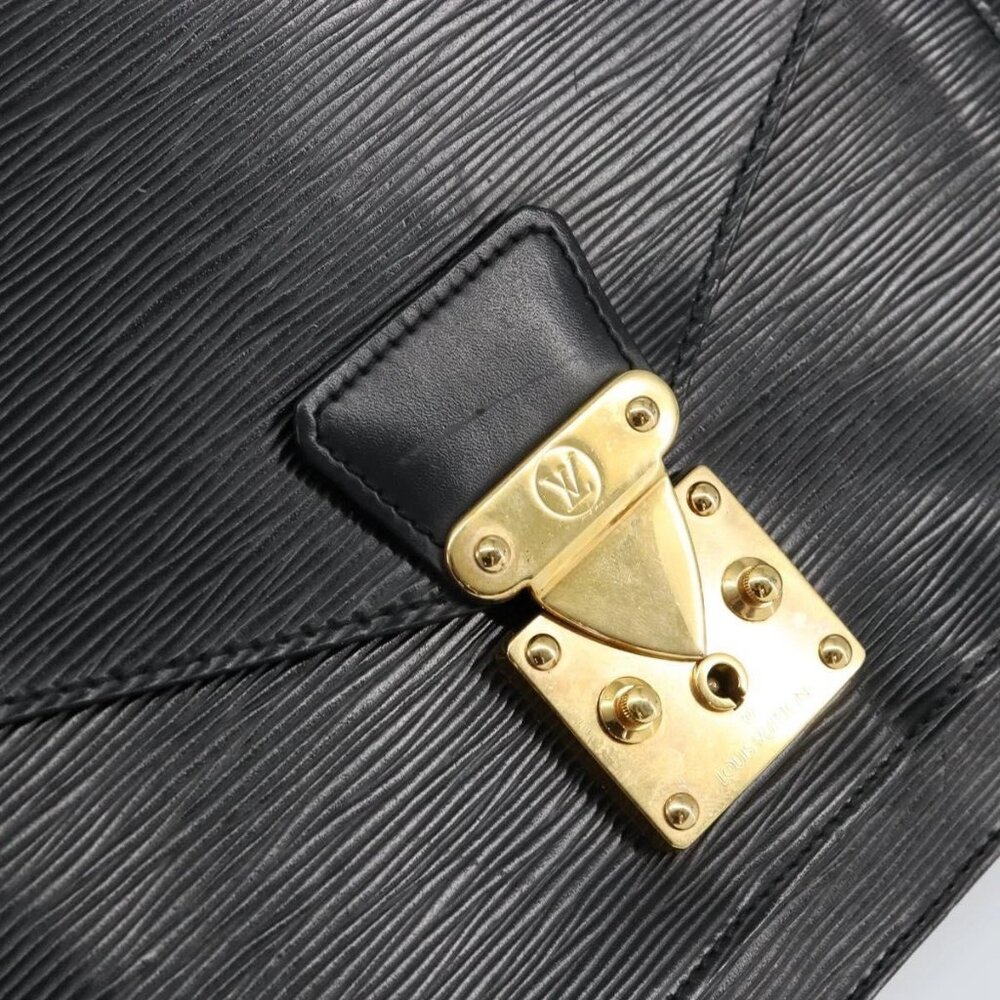 LOUIS VUITTON Epi Monceau 28 Hand Bag Black M52122 LV Auth bs31100 - Picture 12 of 16